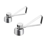IWOWHERO 2Pcs Stainless Steel Egg Topper Large and Small Eggshell Cutter Kitchen Gadgets for Easy Boiled Egg Opener Cracker Tool for Home Cooking