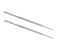 IWOWHERO 2PCS Stainless Steel Lash Separator Comb Dual-Ended Lash Lift Perm Tool for Combing Lifting Setting Eyelashes Eyelash Grooming Tool for Salon and Home Use