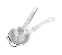 IWOWHERO 2pcs Stainless Steel Mini Matcha Strainer with Handle Fine Mesh Tea Sifter for Loose Leaf Brewing Portable Small Metal Sieve for Herbal Tea Flour Powdered Sugar Travel-Friendly