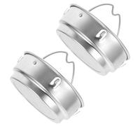 IWOWHERO 2pcs Stainless Steel Tea Filter for Bottle 52.5mm Fine Mesh Strainer Reusable Loose Leaf Tea Infuser Compatible with Insulated Cups