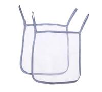 IWOWHERO 2pcs Stroller Hanging Bag Mesh Storage Organizer Pram Bag for Diapers Bottles