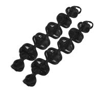 IWOWHERO 2Pcs Synthetic Braid Ponytail Extensions for Women Long Natural Black Braided Hair with Soft Hair Ties Lightweight Heat-resistant Hairpieces for Quick Styling Daily and Party Use