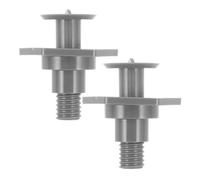 IWOWHERO 2pcs Threaded Cooler Drain Plug Replacement for Freezers and Cold Storage Plastic Cooler Caps with Seal Water Pipe Accessories for Camping Home Parties