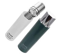 IWOWHERO 2pcs Travel Hair Brush Set for Curly Hair Compact Styling Roller Comb Lightweight and Detangling for Women and Men for Blow Drying and On-the-Go