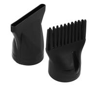 IWOWHERO 2pcs Universal Hair Dryer Attachment Nozzle Set Heat-resistant Thickened Concentrator Comb Nozzle for Salon and Home Styling Fits 4.0-4.3cm Hair Dryers