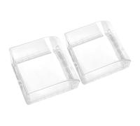 IWOWHERO 2pcs Waterproof Socket Face Plate Cover 86 Type Receptacle Protective Panel Box for Indoor Home Outlet and Switch Protection