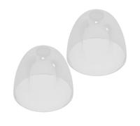 IWOWHERO 2pcs Wide Mouth Baby Bottle Caps, Wear Resistant Plastic Feeding Bottle Lids with Convenient and Practical Design for Home and Outdoor Use