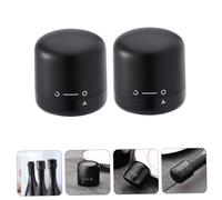 IWOWHERO 2pcs Wine Bottle Stoppers with Twisting Lock Food-Grade Silicone Sealers for Sparkling Wine Abs Preserver Plugs Freshness Keepers Beer Cocktail Bottles