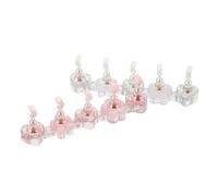 IWOWHERO 2sets Manicure Practice Bracket Nail Practice Holder for Press Heart Polish Holder Display Stand Hand Mannequin for Doing Nails