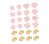 IWOWHERO 3 Sets Silicone Toe Separators Finger Divider Rabbit Sunflower Star Pattern Soft Flexible Toe Spreaders for Pedicure and Nail Art and Spreaders