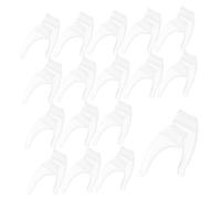 IWOWHERO 30 Pairs Slip Eyeglass Ear Grips Transparent Silicone Holders for Glasses Up to Comfortable Durable Covers for Sports Reading Running and Outdoor Activities