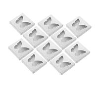 IWOWHERO 30pcs Lash Box False Eyelash Organizer Window-style Storage Case Neat Tidy Dust-