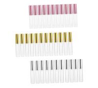 IWOWHERO 36pcs 10ml Plastic Lip Gloss Tubes Refillable Portable Cosmetic Container for Professional Makeup Artist DIY