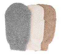 IWOWHERO 3pcs Beach Sand Wipe Off Mitt Remover Mitt Bamboo Fiber No Chemical Cleaners Keep Hands Free from Sand Particles Stylish Simple Design for Camping Sites Outdoor Random Color