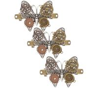 IWOWHERO 3pcs Gear Hairpin Women Spring Hairpin Alloy Spring Barrette Beauty Hair Accessory for Women Hair Pins for Curls