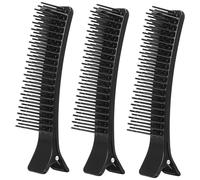 IWOWHERO 3pcs Hair Styling Clips Salon Hair Clips Hairdresser Partition Clamps Styling Accessory for Face Washing