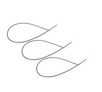 IWOWHERO 3pcs Wheelchair Brake Cable Kit 43.3in Steel Core with Rubber Coating, Anti-wear Universal Brake Lines for Wheelchairs, Walkers, and Mobility Scooters