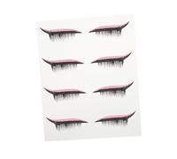 IWOWHERO 4 Pairs Eyeliner Decal Stickers for Women Glitter Line Strip Enhancer Apply False Eyelash Makeup Accessory Creates Bigger Deeper Eye Look for Parties and Daily Use