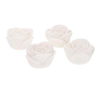 IWOWHERO 4 Pcs LED Romantic Rose Candle Lights Flameless Decorative Night Lights for Valentine Day Party Home Atmosphere Safe Decoration