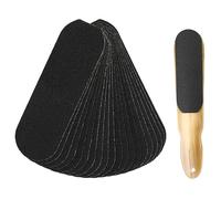 IWOWHERO 40pcs Foot Sandpaper File Set Coarse Fine Grits for Callus Removal Portable Pedicure Accessories for Smooth Feet Care