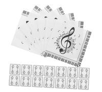IWOWHERO 40pcs Music Notes Disposable Napkins Printed Party Napkins for Holiday Celebrations Square Music Note Themed Tissue for Birthdays and Events