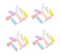 IWOWHERO 40pcs Reusable Nail Art Sponges for Gel Polish Non-stick Multi-surface Makeup Blending Tools for Gradient Effects Soft Facial Sponge for All Skin Types