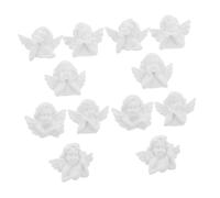 IWOWHERO 48pcs Angel Figurine Resin Charms for Crafts Small Flatback Ornaments DIY Phone Case Scrapbooking Jewelry Hair Accessories Gift