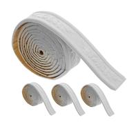 IWOWHERO 4cm Wide Self-Adhesive PVC Crown Molding Wall Trim Peel and Stick Decorative Foam Border Strip for Ceiling and Mirror Edges, 4 Rolls (2.3m Each) for Home Wall Decor