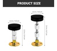 IWOWHERO 4pcs Adjustable Bed Frame Support Stoppers 64-87mm Headboard Stabilizer Anti-Shake Tool for Wall Beds Anti-Vibration Fixers