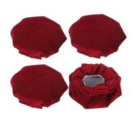 IWOWHERO 4pcs Anti-Static Door Handle Protector Covers Round Soft for Interior Knobs Shock Prevention and Anti-Collision Pad for Home and Office