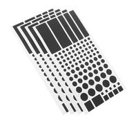 IWOWHERO 4pcs Black LED Light Dimming Stickers for Electronic Devices and Routers, Easy to Use Coated Paper Adhesive with Layered Design for Enhanced Light Blocking and Dimming