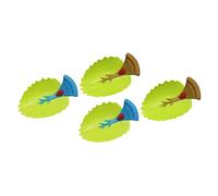 IWOWHERO 4pcs Boys and Girls Faucet Extenders Safe TPE Hand Wash Guide for Toddlers Easy to Install Cartoon Design Reduces Splashing Suitable for Home and Bathroom Use