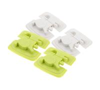 IWOWHERO 4pcs Childproof Cabinet Locks for Boy Girl Safety Door Locks for Furniture Easy to Install Prevents Access to Dangerous Items