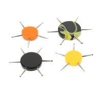 IWOWHERO 4pcs Circular Dotting Tools for Women Manicure Nail Art Painting with Multiple Tip Acrylic Handles DIY Pattern Tracing Stylus for Precise Nail Decorations