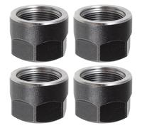IWOWHERO 4pcs Collet Clamping Nut Er11-a High Accuracy and Concentricity Chromium Steel with Balancing Holes M14x0.75 Nut Pitch Suitable for Repair and Fixing Other Tools