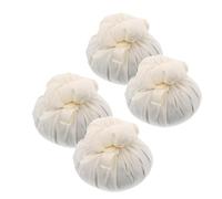 IWOWHERO 4pcs Compress Ball Replacement Heads for Moxa Stick Thai Herbal Massage Ball DIY Accessories for Muscle Relaxation Portable Traditional Moxa Therapy