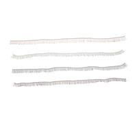 IWOWHERO 4pcs Doll Eyelash Strips Faux Lashes for Diy Doll Accessories Realistic Simulated Eyelashes Black Brown Tea for Enhanced Charm and Lifelike Appearance