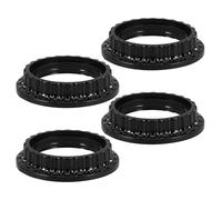 IWOWHERO 4pcs E26 Lamp Socket Fixing Rings for US Standard Medium Base Lamp Shade Retaining Clips Light Fixture Hardware for Pendant and Hanging