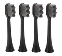 IWOWHERO 4pcs Electric Toothbrush Heads with Ultra Soft Bristles for Sensitive Teeth and Gums, Gentle Cleaning and Plaque Removal, Wave Shaped Brush Heads Suitable for Pregnancy Care