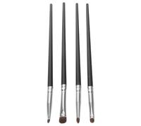 IWOWHERO 4pcs Eye Makeup Brushes: Small Eyeshadow Brushes For Creating Intricate Eye Looks - Makeup Artists And Beginners Accessory