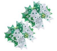 IWOWHERO 4pcs Holiday Claw Clips Holiday Hair Clips 4.52x3.73x1.18in Comfortable Elegant Layered Design Versatile Style Matching Multiple Festive Seasons Saint Patrick's Day Hair