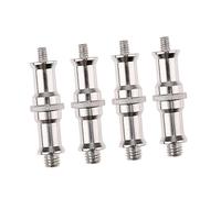 IWOWHERO 4pcs Male Convertor Threaded Screw Adapter for Light Stand Spigot Spigot Screw Flash Light Stand Use Camera Tripod Adapter
