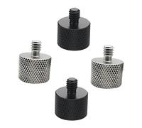 IWOWHERO 4Pcs Mic Stand Adapter to Male to Female Screw Practical Microphone Stand Conversion Tool for Cameras and Tripods Lightweight Resistant Easy to Use