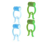 IWOWHERO 4pcs Nasal Clip Stop Bleeding Comfortable Nose Stopper Clips for Reading Tv Eating