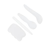 IWOWHERO 4Pcs Natural Jade Gua Sha Scraping Board Set for Facial and Full Body Massage - Includes Face Scraper, 7-Shaped, Wave, and Pen Tools - Therapy Massage Tool for Relaxation and Skin