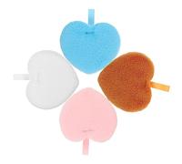 IWOWHERO 4Pcs Reusable Powder Skin Friendly Makeup Sponges for Gentle Application Portable and Washable Beauty Accessories for Foundation and Powder