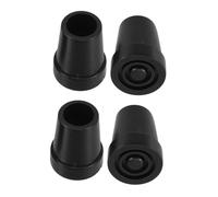 IWOWHERO 4pcs Slip Cane Tips for Walking Sticks Durable Plastic Ends to Enhance Stability Safety for Elderly Users Self Standing Design for Crutches Walkers for Outdoor Use