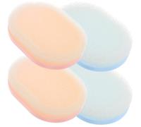 IWOWHERO 4pcs Sponge Soap Rests Non-absorbent Shower Bar Soap Holder Pads with Drainage for Bathroom Kitchen Compact Saver Sink Storage