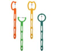 IWOWHERO 4pcs Tongue Trainer for Oral Muscle Strengthening Tongue Tip Exercise Tools Speech Therapy Aid for Pronunciation Improvement and Oral Coordination