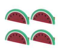 IWOWHERO 4pcs Watermelon Acetate Hair Clips Cute Fruit Mini Hairpins Spring Claw Clips for Women Daily Styling Summer Party Accessories